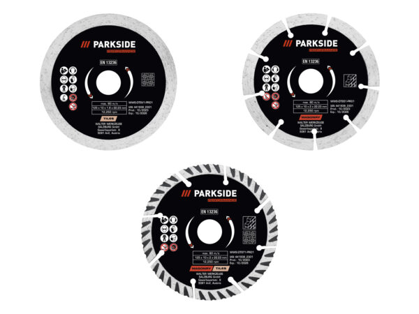 PARKSIDE PERFORMANCE® Disque à Tronçonner Diamant Ø 125mm