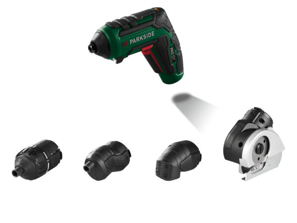 PARKSIDE® PAS D7 : Visseuse sans Fil Polyvalente avec Embouts