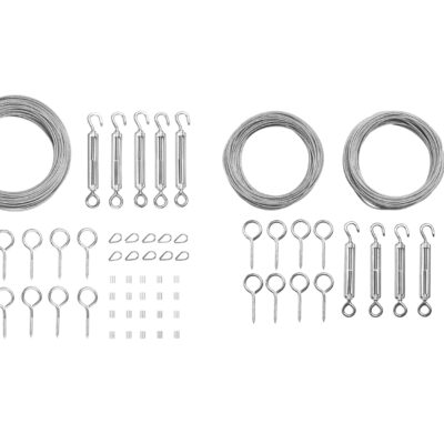 PARKSIDE® Set Câble Métallique Treillis - Plantes Grimpantes