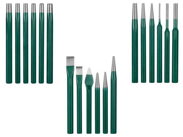 PARKSIDE® Set d'outils à frapper - Burin, Chasse-goupille & Rivets