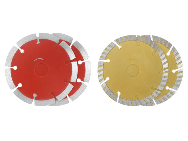 PARKSIDE® Lot 2 Disques Diamant 125mm - Coupe Béton & Universel
