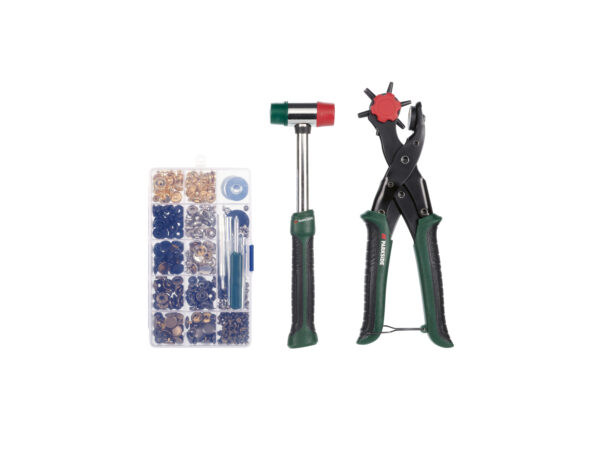 PARKSIDE® Set Pince Emporte-Pièce et Boutons-Pression 358 Pièces