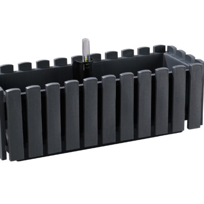 Jardinière Parkside 50cm avec Réserve d'Eau - Anthracite, Vert, Blanc