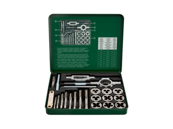 PARKSIDE® Set Filetage & Taraudage 21pcs - Réparation Précise