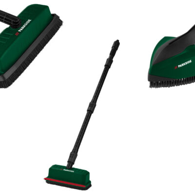 PARKSIDE® Nettoyeur Haute Pression : Balai Plat, Façades, Brosse Rotative