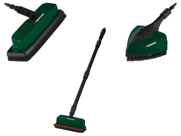PARKSIDE® Nettoyeur Haute Pression : Balai Plat, Façades, Brosse Rotative