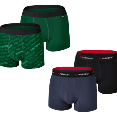 PARKSIDE® Lot de 2 Caleçons Homme Confortables et Durables