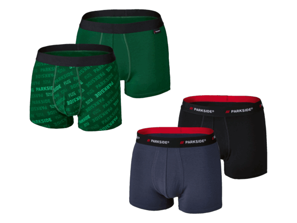 PARKSIDE® Lot de 2 Caleçons Homme Confortables et Durables