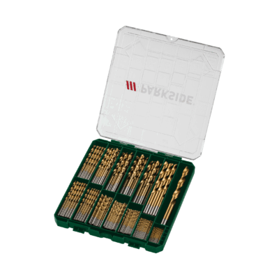 PARKSIDE® Set de 130 Forets HSS Métal Bois Plastique