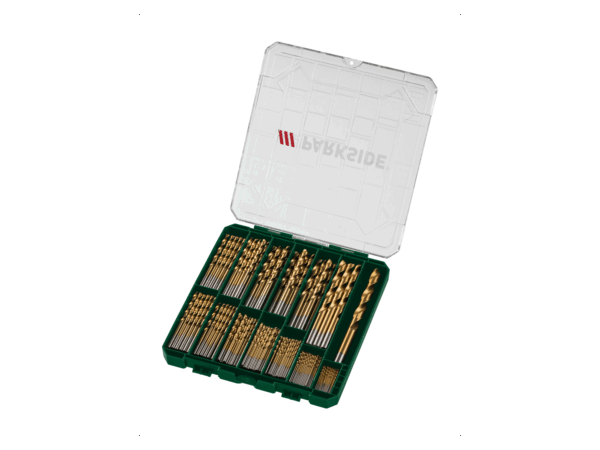 PARKSIDE® Set de 130 Forets HSS Métal Bois Plastique