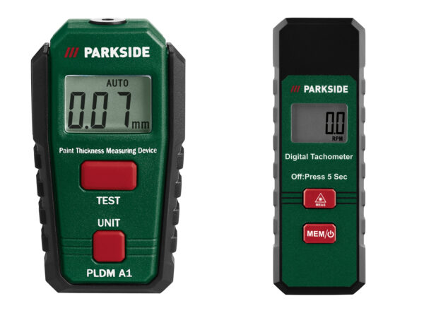 PARKSIDE® Mesureur d'épaisseur & Tachymètre Numérique