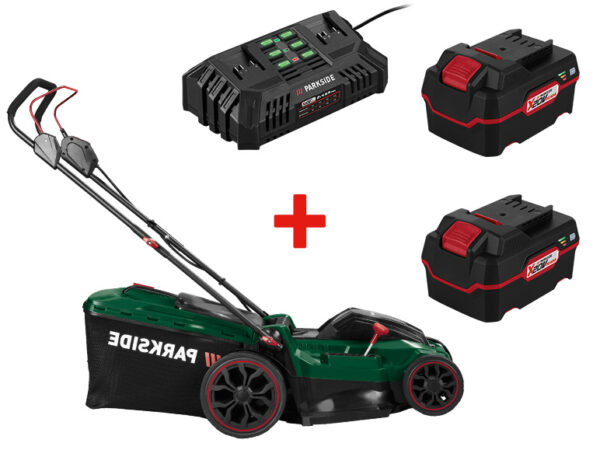 PARKSIDE® Tondeuse Sans Fil 40V + 2 Batteries + Chargeur Double