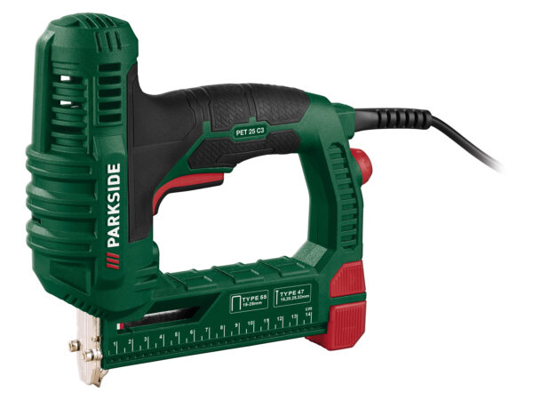 PARKSIDE® Agrafeuse Électrique PET 25 C3 - Puissance et Précision