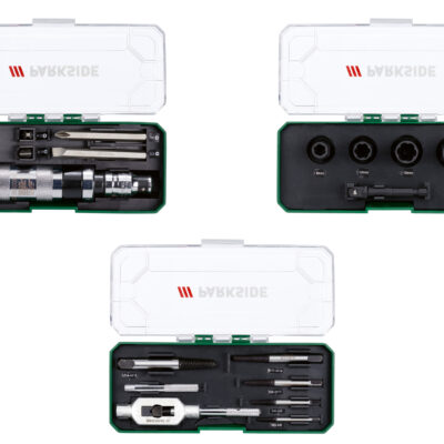 PARKSIDE® Set d'Accessoires pour Vis & Écrous - Tournevis à Frappe