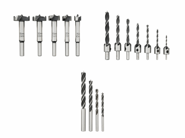 PARKSIDE® Set de Forets et Mèches à Bois : Perçage de Précision