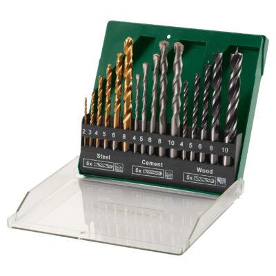 PARKSIDE® Set de 16 Forets Acier, Béton, Bois - Qualité Pro