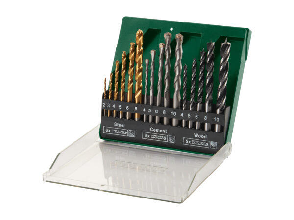 PARKSIDE® Set de 16 Forets Acier, Béton, Bois - Qualité Pro