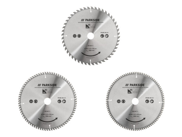 Lame de Scie Circulaire PARKSIDE® 254mm : Coupe Bois, Alu