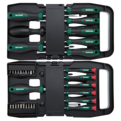 PARKSIDE® Set de 37 Tournevis : Précision et Polyvalence