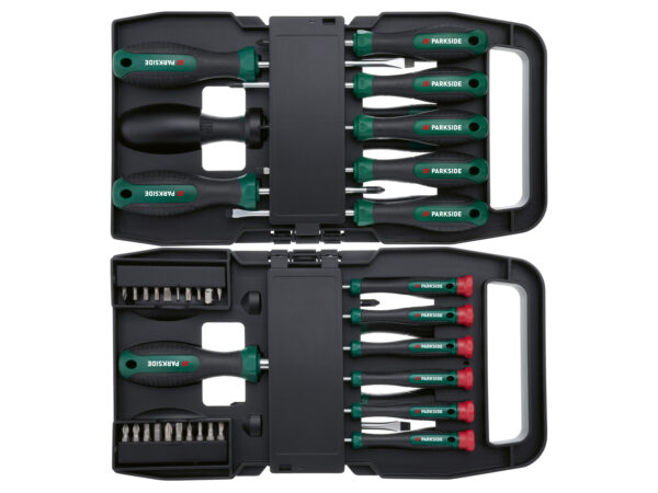 PARKSIDE® Set de 37 Tournevis : Précision et Polyvalence
