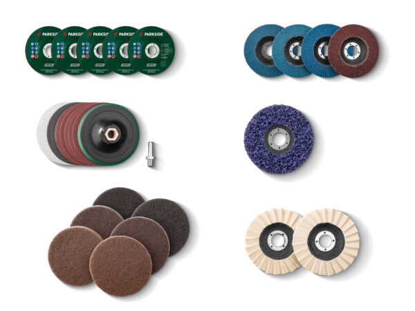PARKSIDE® Accessoires Meuleuse d'Angle 115/125mm - Kits Complets
