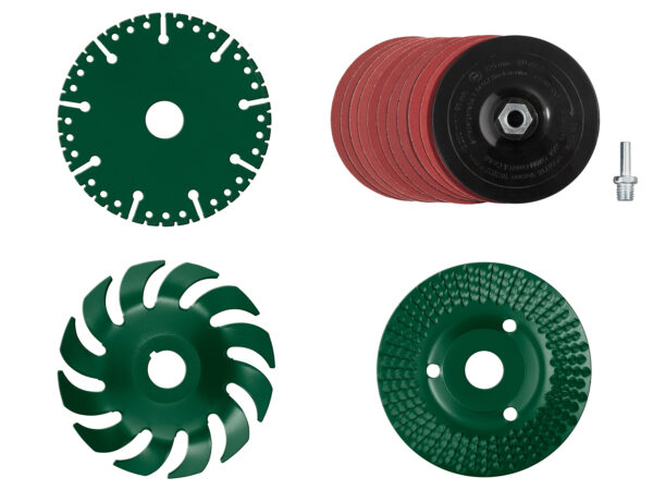 Accessoires Meuleuse d'Angle Parkside Ø 125mm: Tronçonner, Poncer, Sculpter