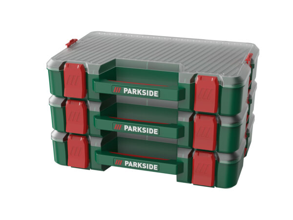 PARKSIDE® Boîtes à Compartiments Empilables - Rangement Optimal