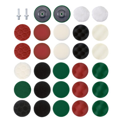 Kit de Polissage & Éponges Parkside 31pcs - Polissage Parfait