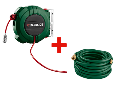 PARKSIDE® Tuyau Pneumatique + Enrouleur Automatique - 10m