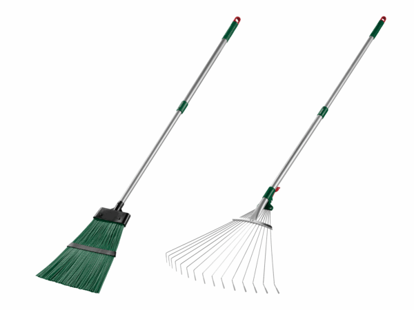 PARKSIDE® Balai & Râteau à Feuilles Extérieur - Nettoyage Efficace