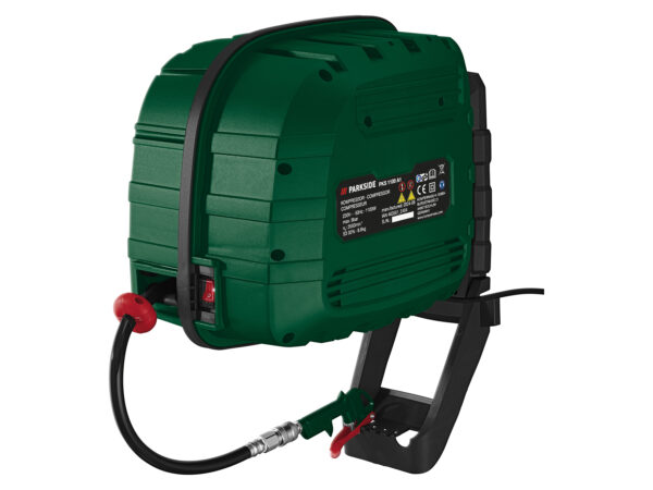 PARKSIDE® Compresseur 1100W Mural avec Enrouleur Automatique