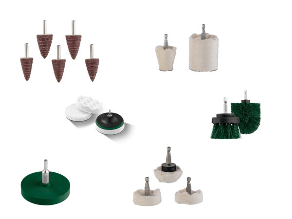 PARKSIDE® Coffret Accessoires de Polissage pour Visseuse - Métal & Plus