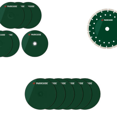 PARKSIDE® Disques à Tronçonner Ø230mm : Métal, Pierre, Inox & Diamant