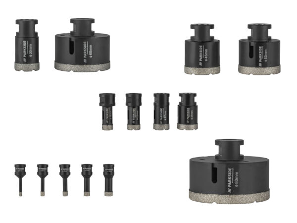 PARKSIDE PERFORMANCE® Trépans Diamant : Percez avec Précision!