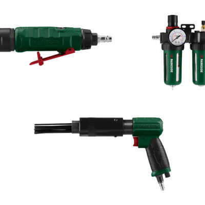 PARKSIDE® Grignoteuse à Tôle Pneumatique & Kit d'Outils Pneumatiques