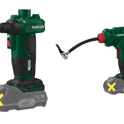 PARKSIDE® Pompe & Compresseur sans Fil 20V - Gonflage Facile