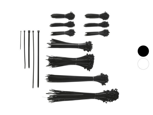 PARKSIDE® Serre-câbles : Kit de 1000 Pièces Résistants et Durables