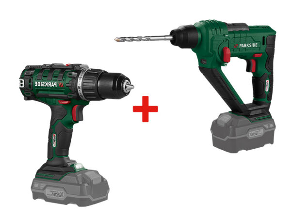 PARKSIDE® Combi Marteau Perforateur & Perceuse-Visseuse sans fil 20V