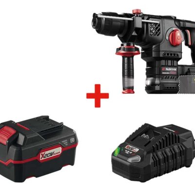 PARKSIDE PERFORMANCE® Marteau Perforateur Sans Fil 20V + Batterie + Chargeur
