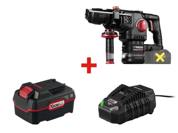 PARKSIDE PERFORMANCE® Marteau Perforateur Sans Fil 20V + Batterie + Chargeur