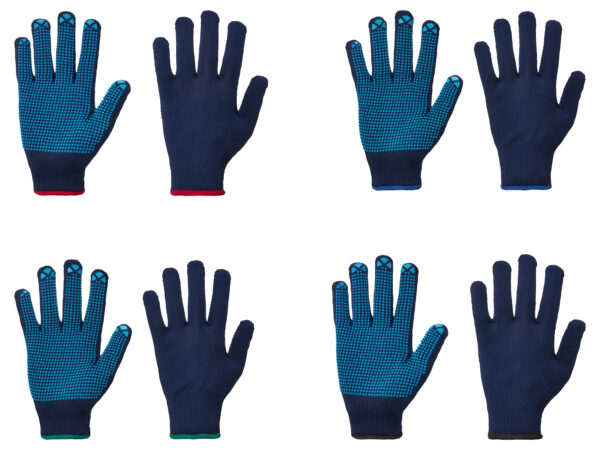 PARKSIDE® Lot de 2 Gants de Travail Adhérents - Tailles et Couleurs