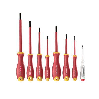 PARKSIDE® Set de Tournevis VDE Isolés 1000V - 8 Pièces