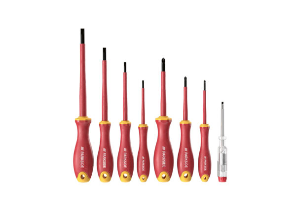 PARKSIDE® Set de Tournevis VDE Isolés 1000V - 8 Pièces