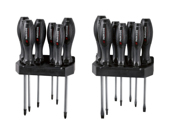 PARKSIDE PERFORMANCE® Set de Tournevis Burin 15 Pièces