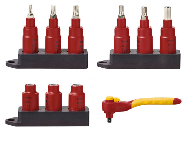 PARKSIDE® Set Clé à Cliquet, Embouts & Douilles Isolés 1000V