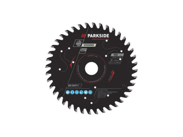 Lame de Scie PARKSIDE PERFORMANCE® Bois/Alu/Stratifié Ø 140mm