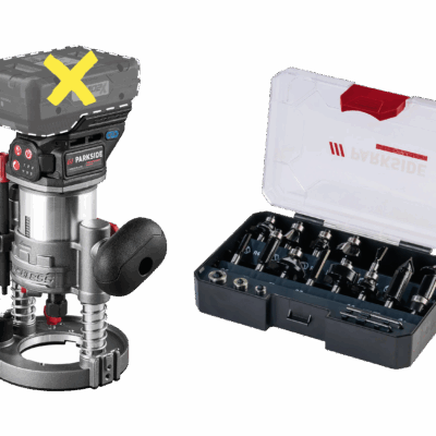 PARKSIDE PERFORMANCE Fraiseuse Multifonction Sans Fil 20V + Set d'Embouts