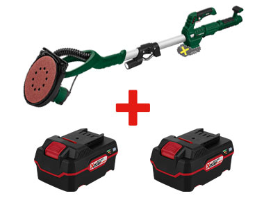 PARKSIDE® Ponceuse Mur/Plafond Sans Fil 20V + 2 Batteries