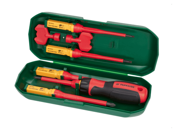 PARKSIDE® Set de Tournevis Isolés à Lames Interchangeables