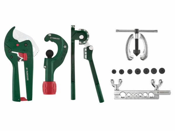 PARKSIDE® Kit d'Outils Tube : Coupe, Cintrage et Sertissage Précis